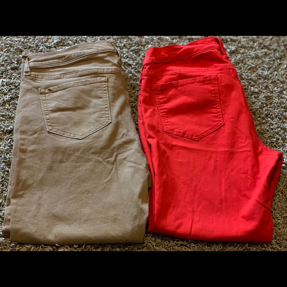 Bundled - Old Navy Rockstar Pants size 16.